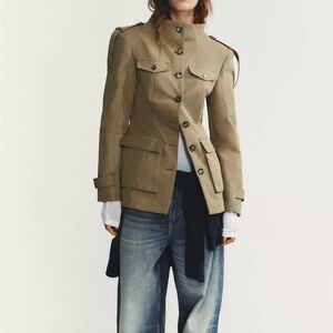 Zara tabbed pocket Jacket